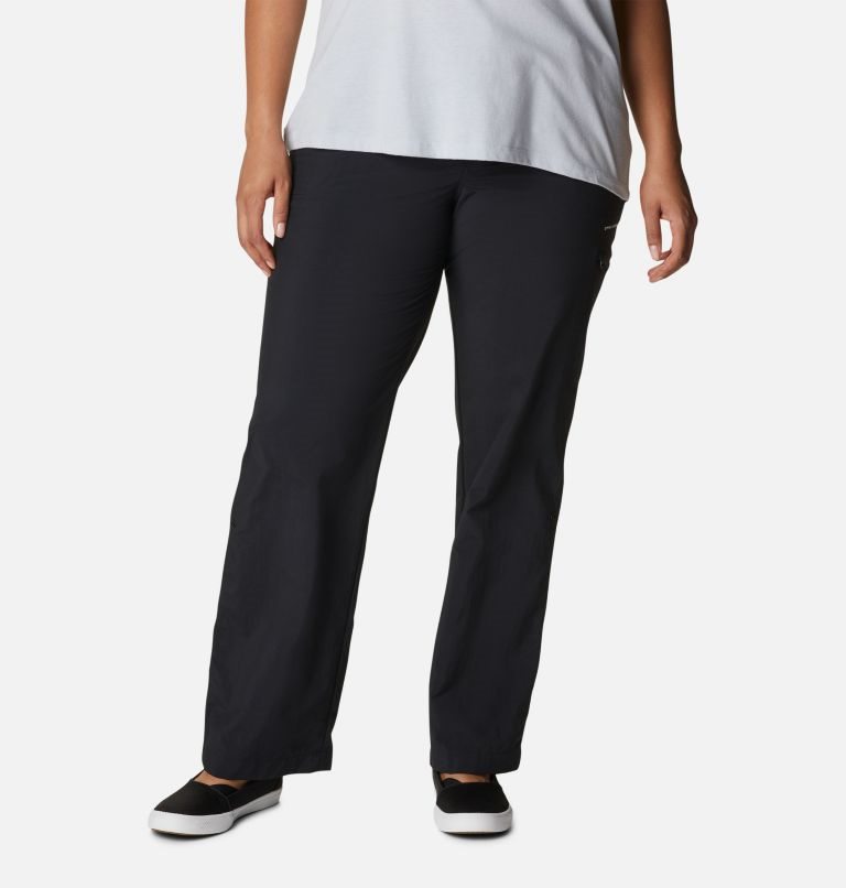 Pantaloni Columbia PFG Aruba Roll Up Dama Negrii | Plus Size SH7AQ90SM